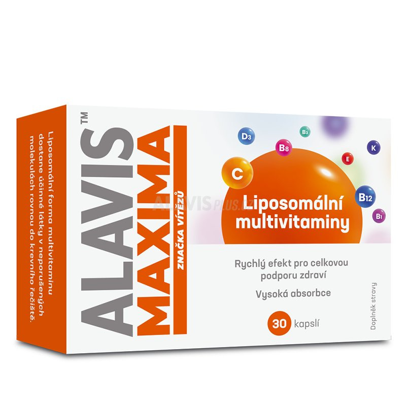 ALAVIS MAXIMA Liposomální multivitaminy 30 kapslí