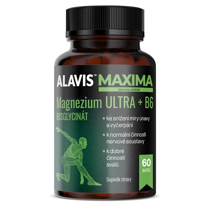 ALAVIS MAXIMA Magnezium ULTRA + B6 60 kapslí