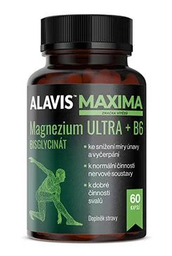 ALAVIS MAXIMA Magnezium ULTRA + B6 60 kapslí