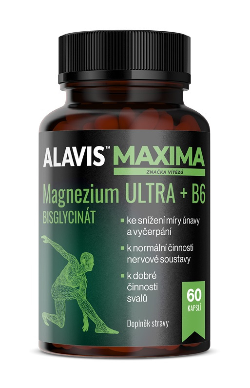 ALAVIS MAXIMA Magnezium ULTRA + B6 60 kapslí