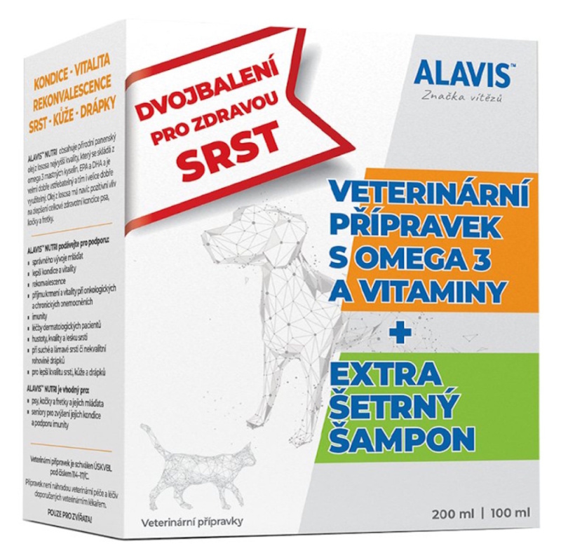 ALAVIS Extra šetrný šampon + ALAVIS Nutri dvojbalení