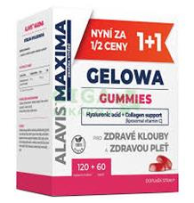 ALAVIS MAXIMA Gelowa Gummies jahoda  120tbl+60cps