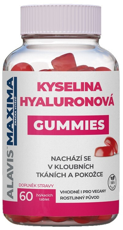 ALAVIS MAXIMA Kyselina Hyaluronová Gummies tbl.60