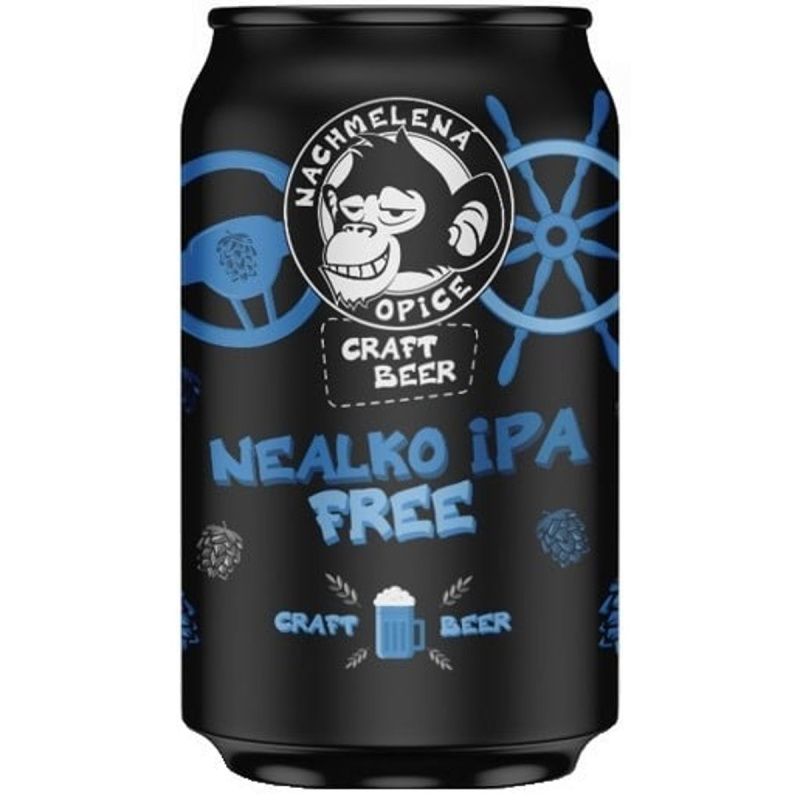 Nachmelená Opice IPA nealkoholická plech