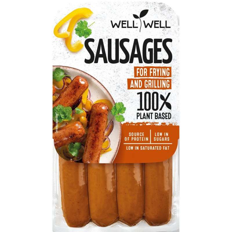 Well Well Vege sausage na grilování a smažení