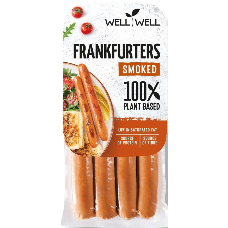 Well Well Veganské frankfurters sausages