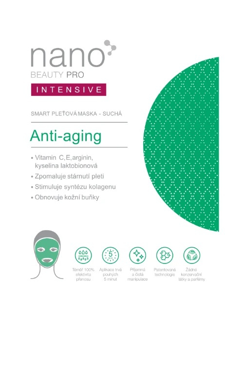 Nano BEAUTY PRO Anti-aging pleťová maska INTENSIVE