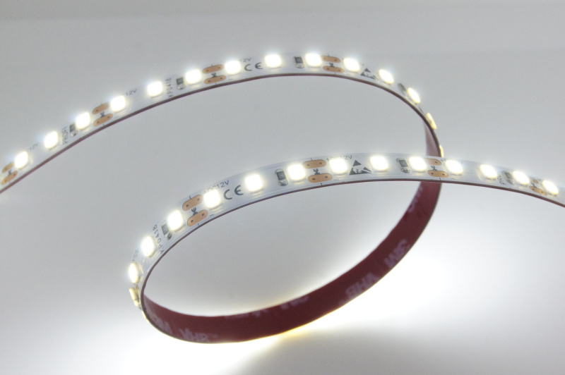 PROFI LED pásek 9,6W/m, 12V, IP54-NANO, 120LED/m, SMD2835, záruka 5 let Barva světla: Studená bílá, 6500K