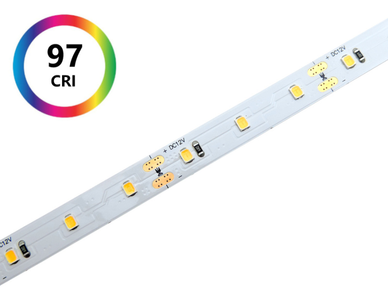 PROFI LED pásek CRI>97, 12W, 1100Lm/m, 12V, IP20, 60LED/m Barva světla: Teplá bílá, 2500K