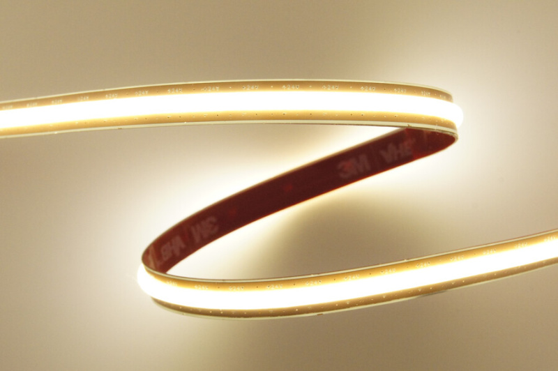 LED pásek COB, FREECUT, 2700-6000K, Ra>90, 10W, 24VDC, 8mm, 528LED/m Teplota světla: 4000K