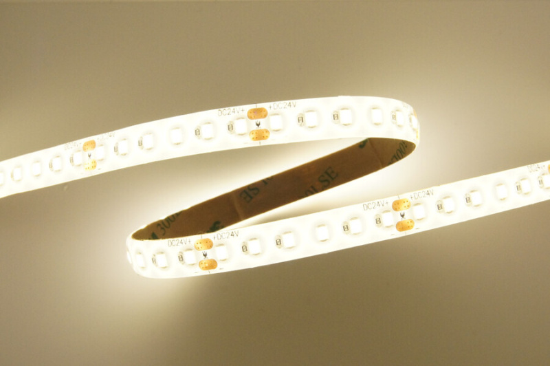 Voděodolný LED pásek 10W/m, 24V, IP65, 120LED/m, CRI>90, 10mm Barva světla: Neutrální bílá, 4000K