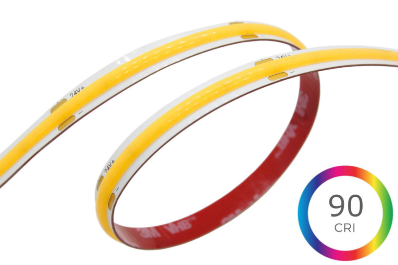 LED pásek COB 4W/m, 24V, IP20, 320LED/m, CRI>90 Barva světla: Teplá bílá, 3000K