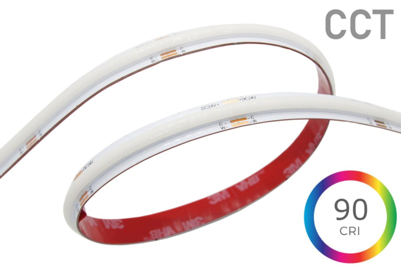 11,5 +11,5 W/m CCT SCOB LED pásek PROFI, 10mm, 280LED/m, 24VDC, 2700-6500K, IP20