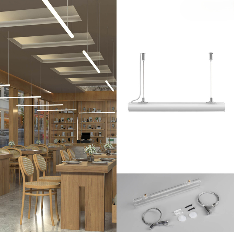 Sada pro výrobu zavěšeného horizontálního svítidla z LED 360 NEON 24