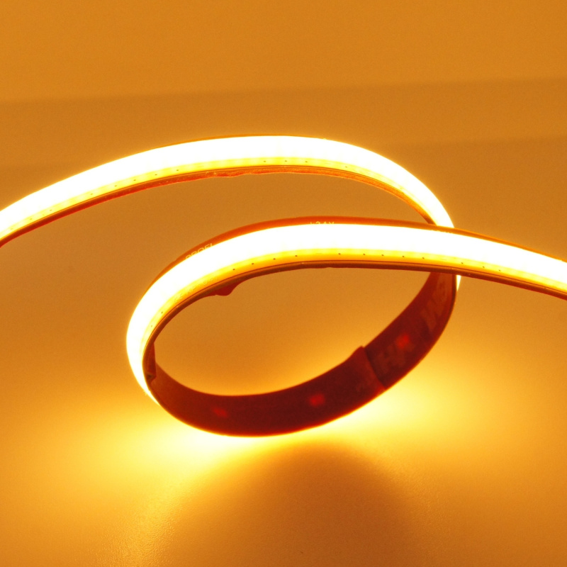 5W FREECUT COB LED pásek, 8mm, 24VDC, 528LED/m, Ra>90, IP20, 5let záruka Barva světla: Amber 1800K
