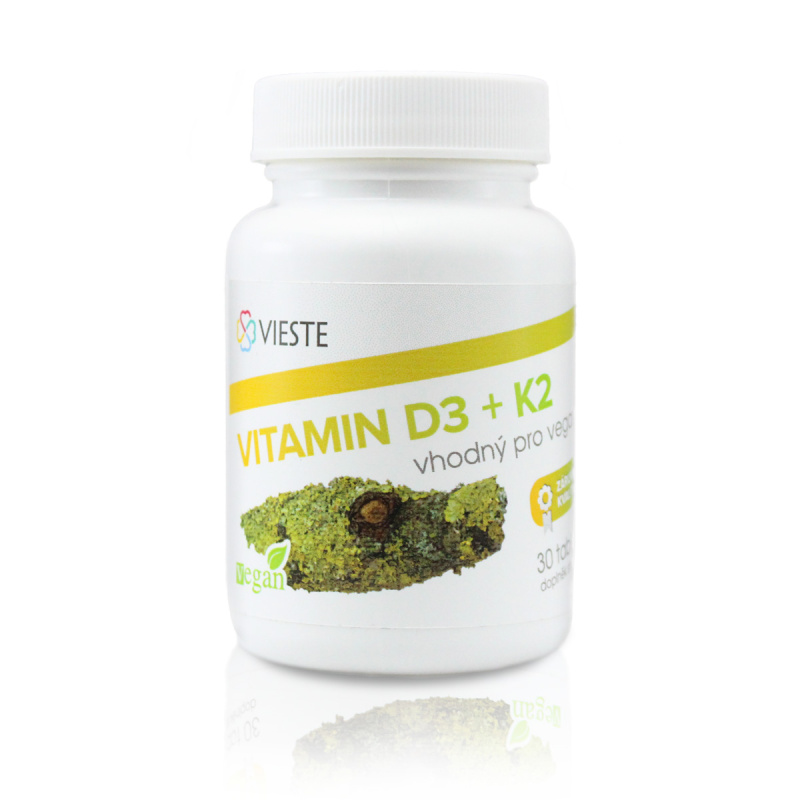 VIESTE  Vitamin D3 + K2 30 tobolek