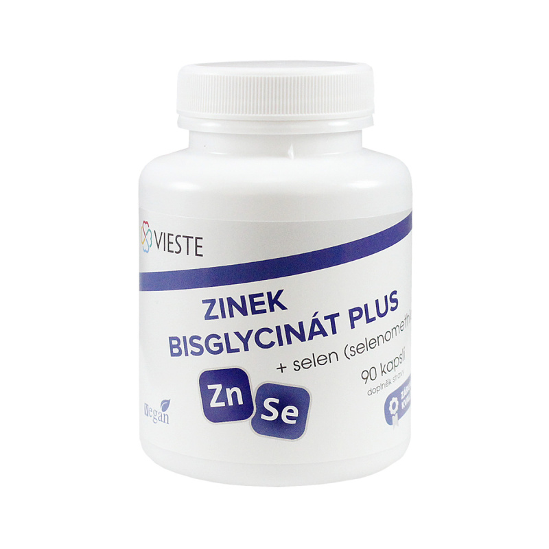 VIESTE Zinek bisglycinát plus 90 kapslí