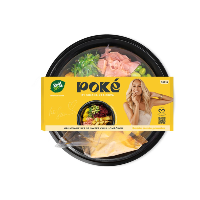 Poké by Simona Grilovaný sýr se sweet chilli omáčkou
