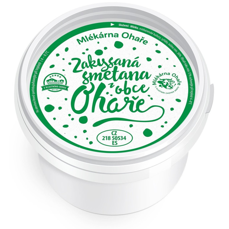 Mlékárna Ohaře Zakysaná smetana