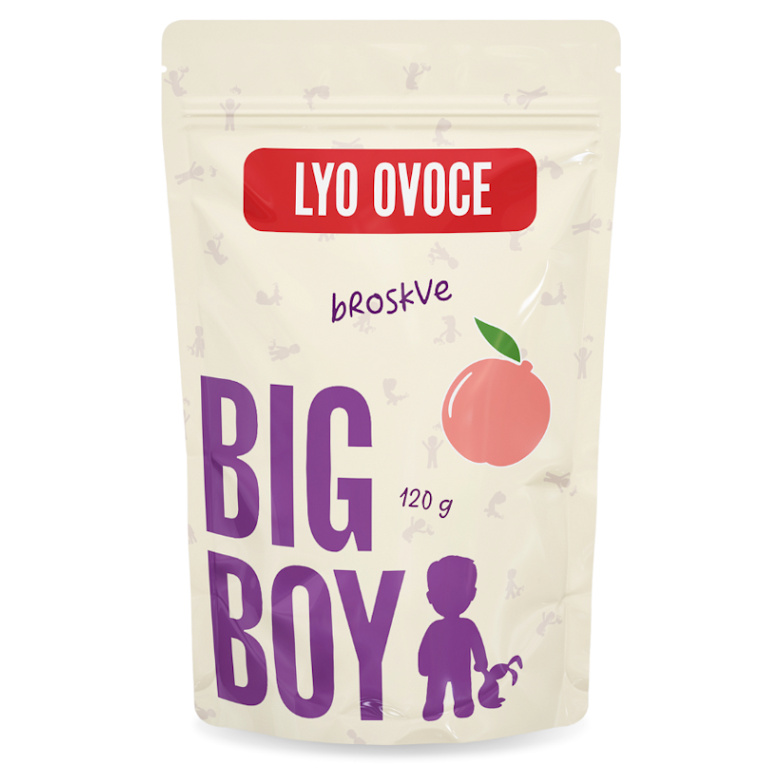 BIG BOY Broskve plátky lyofilizované 120 g