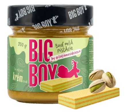 BIG BOY® Buď Milá, pistácie 200 g by @tatianazidekova