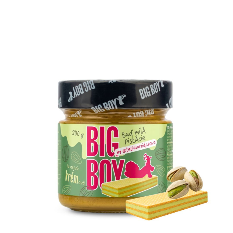 BIG BOY® Buď Milá, pistácie 200 g by @tatianazidekova