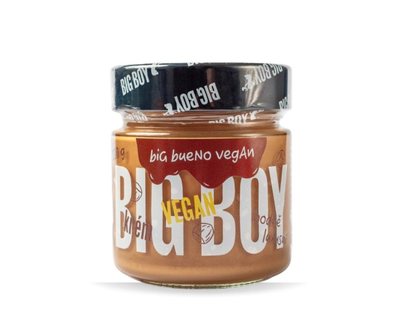 BIG BOY® Big Bueno VEGAN  - Jemný lískový krém s kokosovým mlékem a cukrem 220g