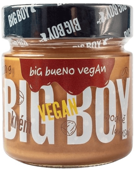 BIG BOY® Big Bueno VEGAN  - Jemný lískový krém s kokosovým mlékem a cukrem 220g