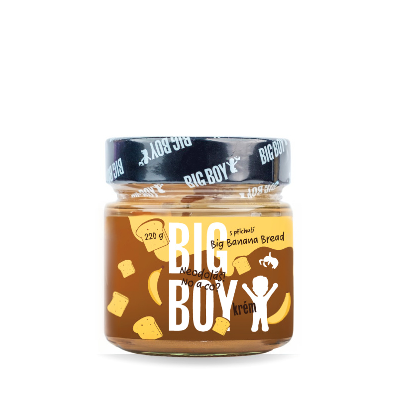 BIG BOY® Big Banana bread - Kešu krém s příchutí banánového chlebíčku 220g