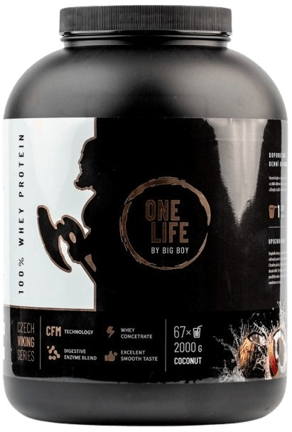 ONE LIFE 100 % Whey Protein 2000 g by @josefkveton - višeň