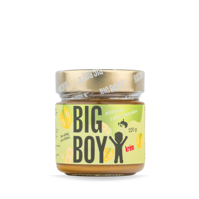 BIG BOY® Pistácie s bílou čokoládou 220g