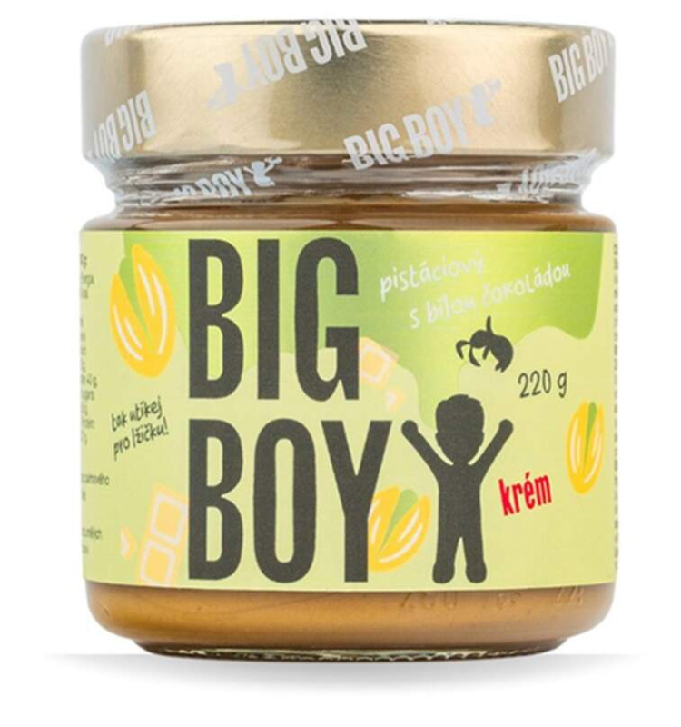 BIG BOY® Pistácie s bílou čokoládou 220g