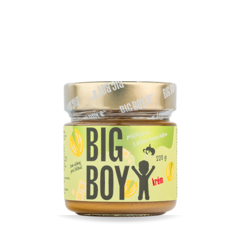 BIG BOY® Pistácie s bílou čokoládou 220g