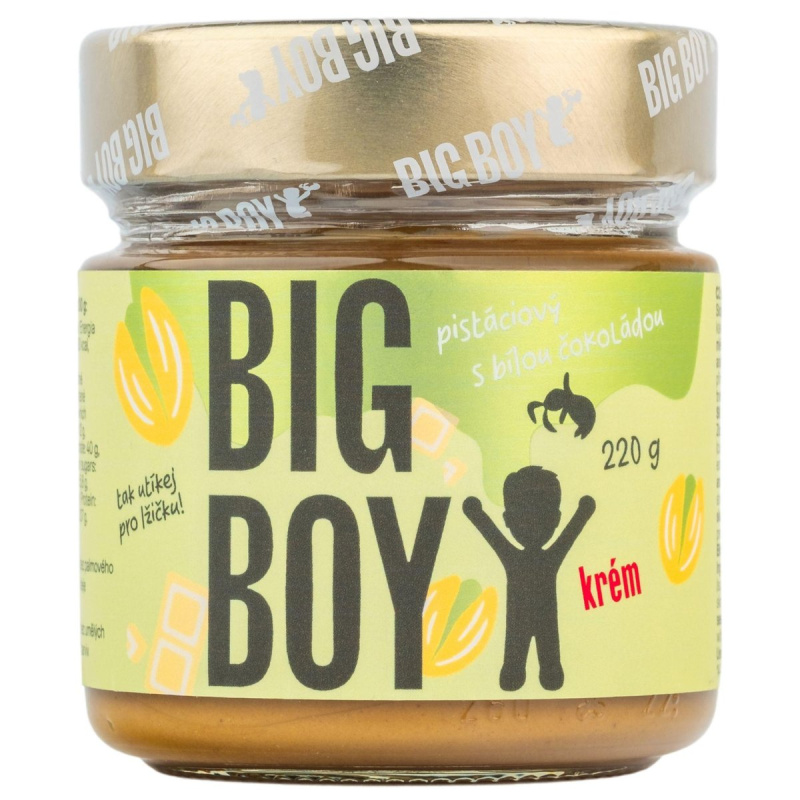 BIG BOY® Pistácie s bílou čokoládou 220g
