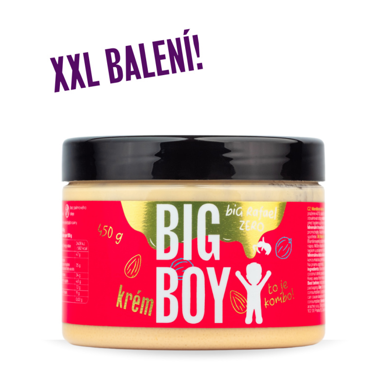 BIG BOY® Big Rafael zero - Jemný mandlovo kokosový krém s březovým cukrem 450g