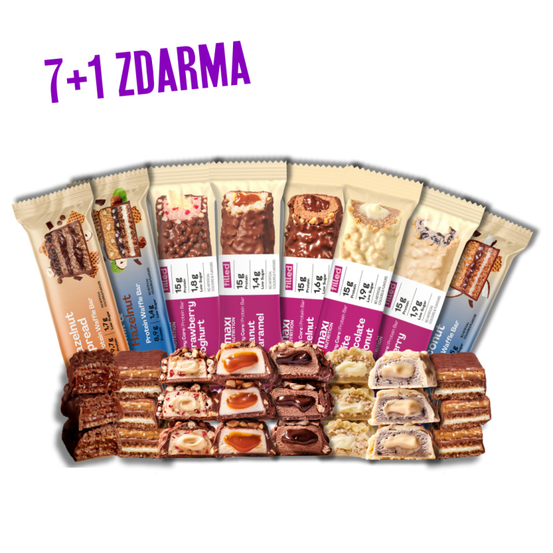 Creamy Core & Waffle Protein Bar 7 + 1