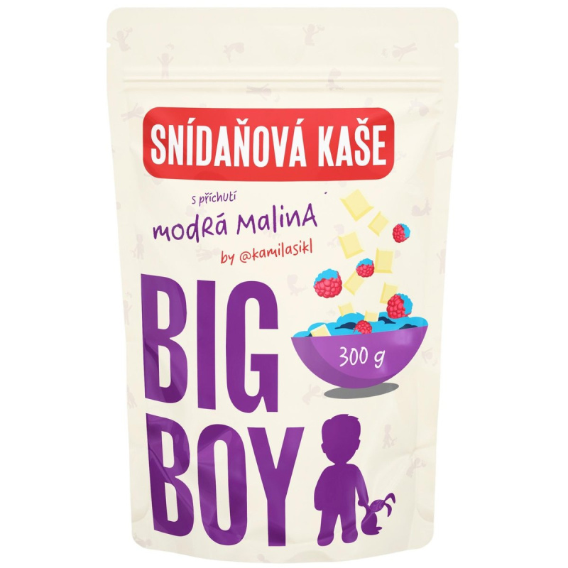BIG BOY®  Kaše s příchutí modrá malina by @kamilasikl 300g