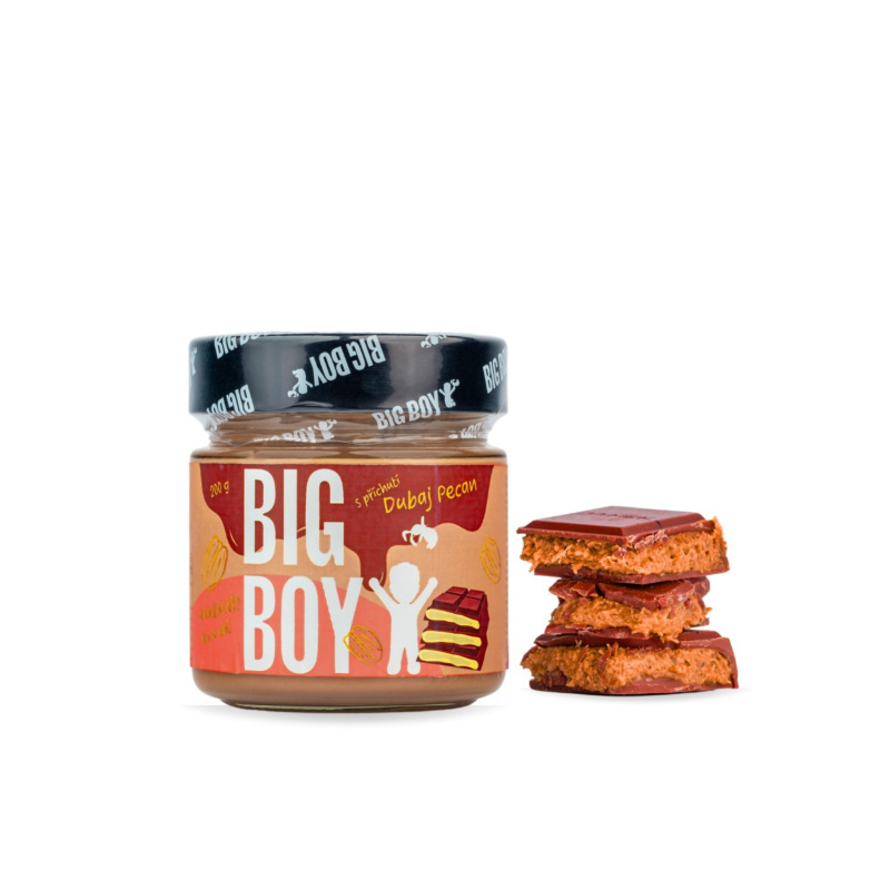 BIG BOY® Pekanový krém s příchutí dubajské čokolády 200g