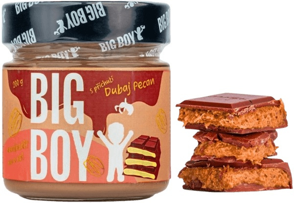 BIG BOY® Pekanový krém s příchutí dubajské čokolády 200g