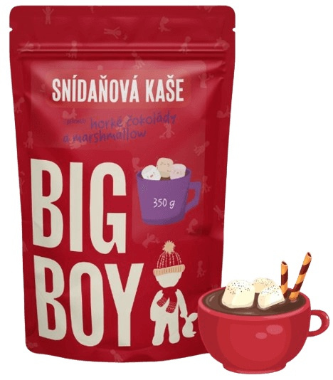 BIG BOY® Kaše s příchutí horké čokolády s marshmallow 350g
