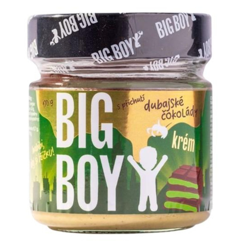 BIG BOY Pistáciový krém s příchutí dubajské čokolády 170 g (limitovaná edice)