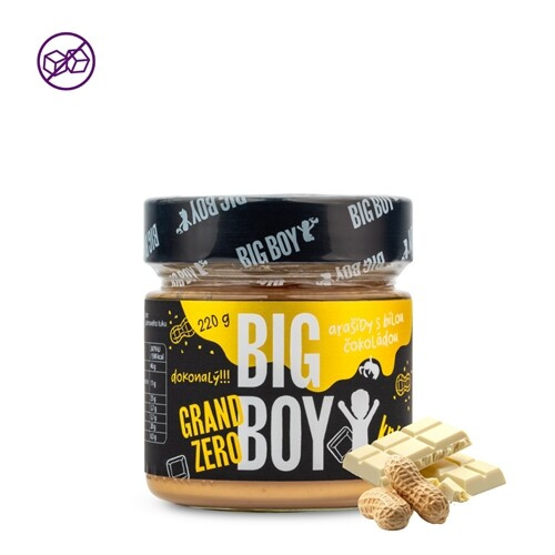 BIG BOY® Grand Zero s bílou čokoládou 220g