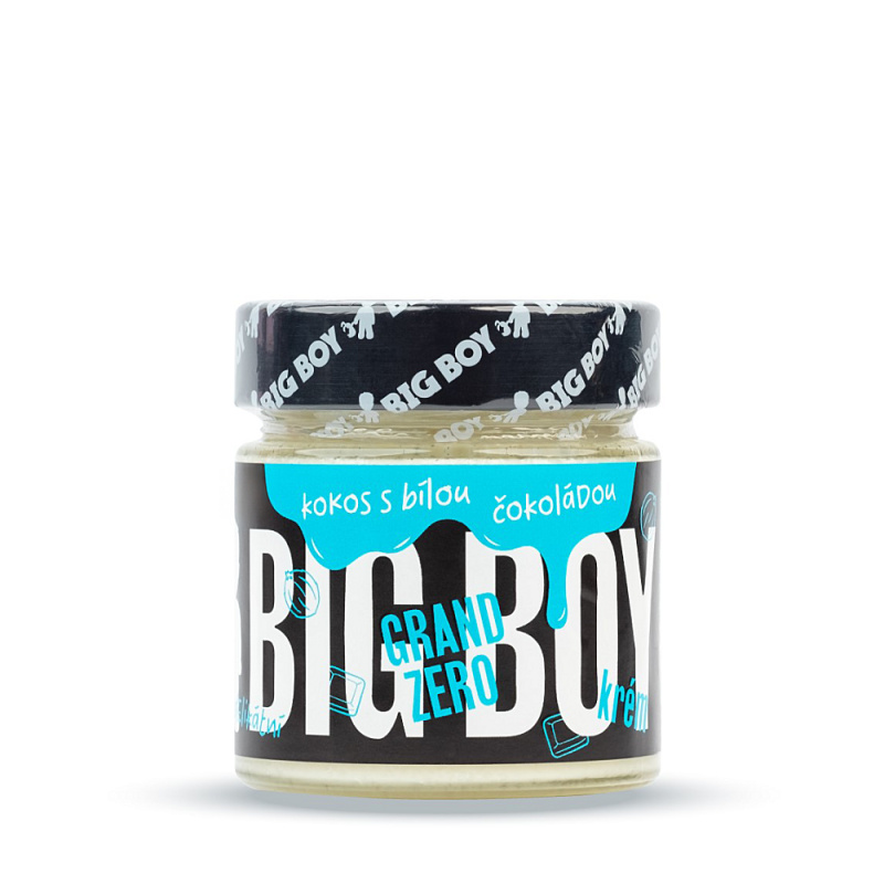 BIG BOY® Grand zero kokos a bílá čokoláda 220g
