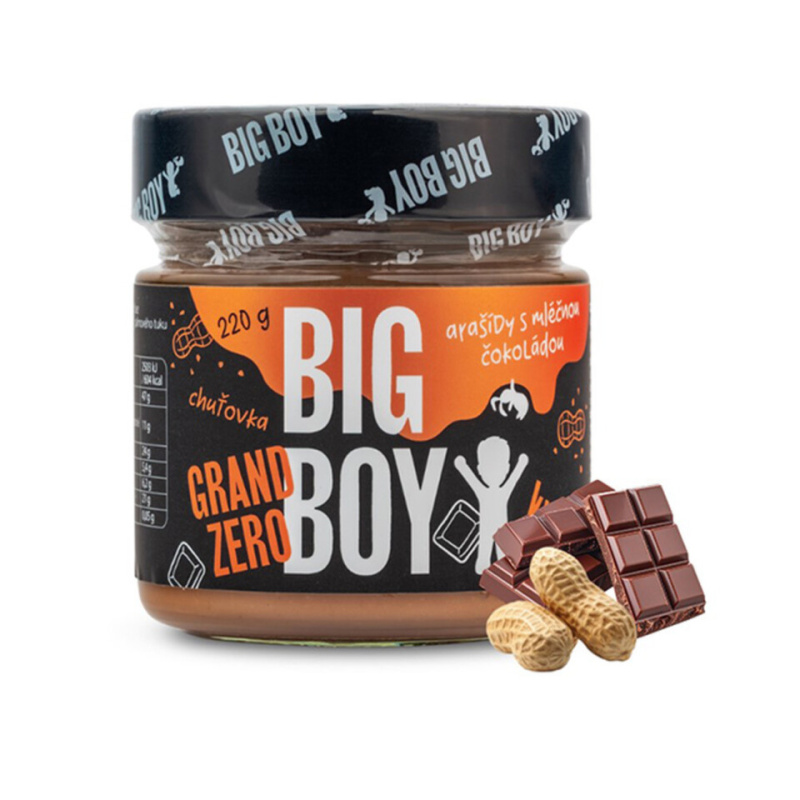 BIG BOY® Grand zero s mléčnou čokoládou 220g