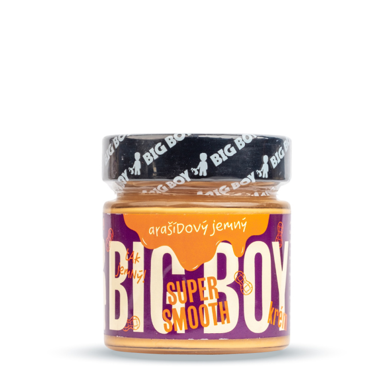 BIG BOY® Arašídový krém super smooth 220g