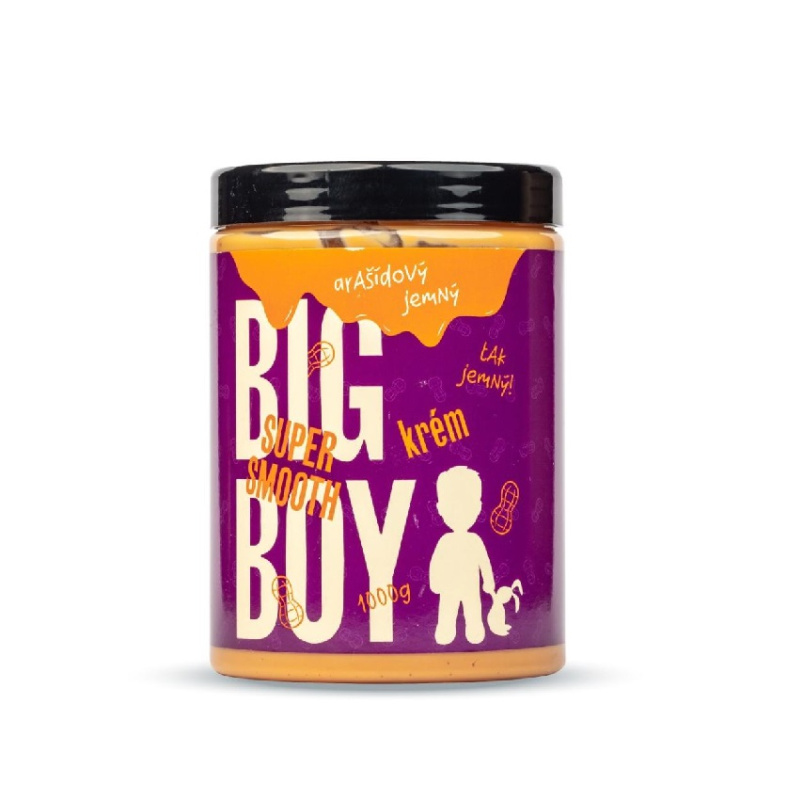 BIG BOY® Arašídový krém super smooth 1000g