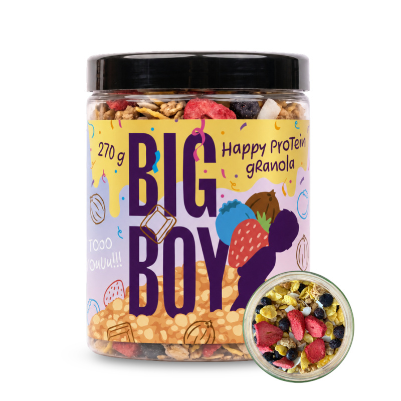 BIG BOY® Narozeninová proteinová granola 270 g