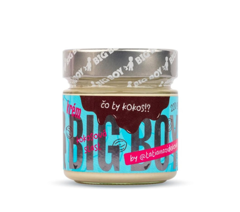 BIG BOY Čo ty kokos - Proteinový krém s kokosem a mandlemi 220g by @tatianazidekova