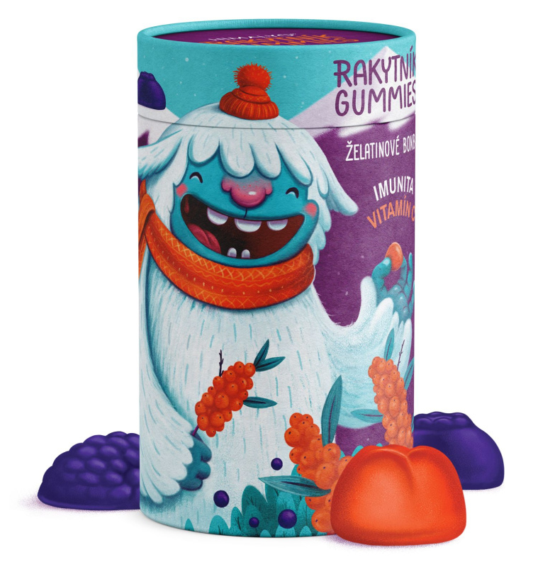 HIMALYO Yetti rakytníkové gummies 60 kusů