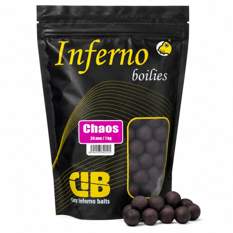 Carp inferno boilies chaos - 1 kg 24 mm